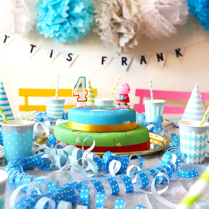 Peppa Pig and George two-tier meadow cake