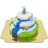 Frozen® 3 – Elsa, Anna & Friends figures on a 3-tier cake