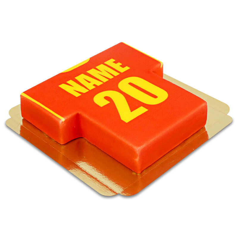 Football shirt cake, plain – various colours
