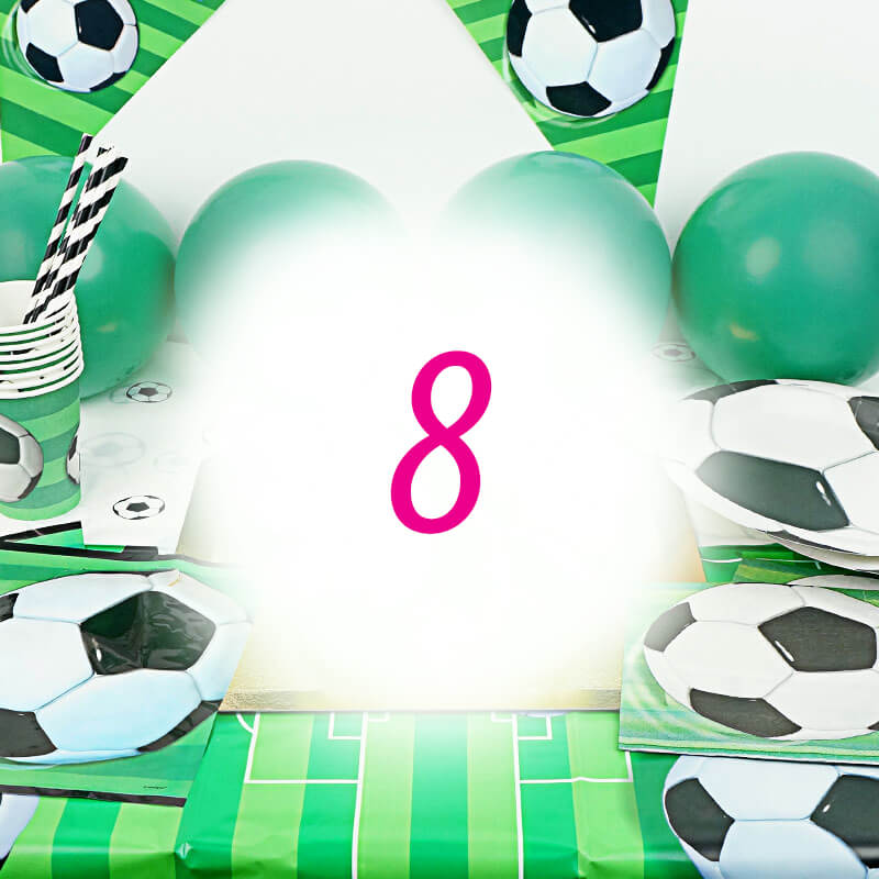 Football Party Set for 8 people – without cake