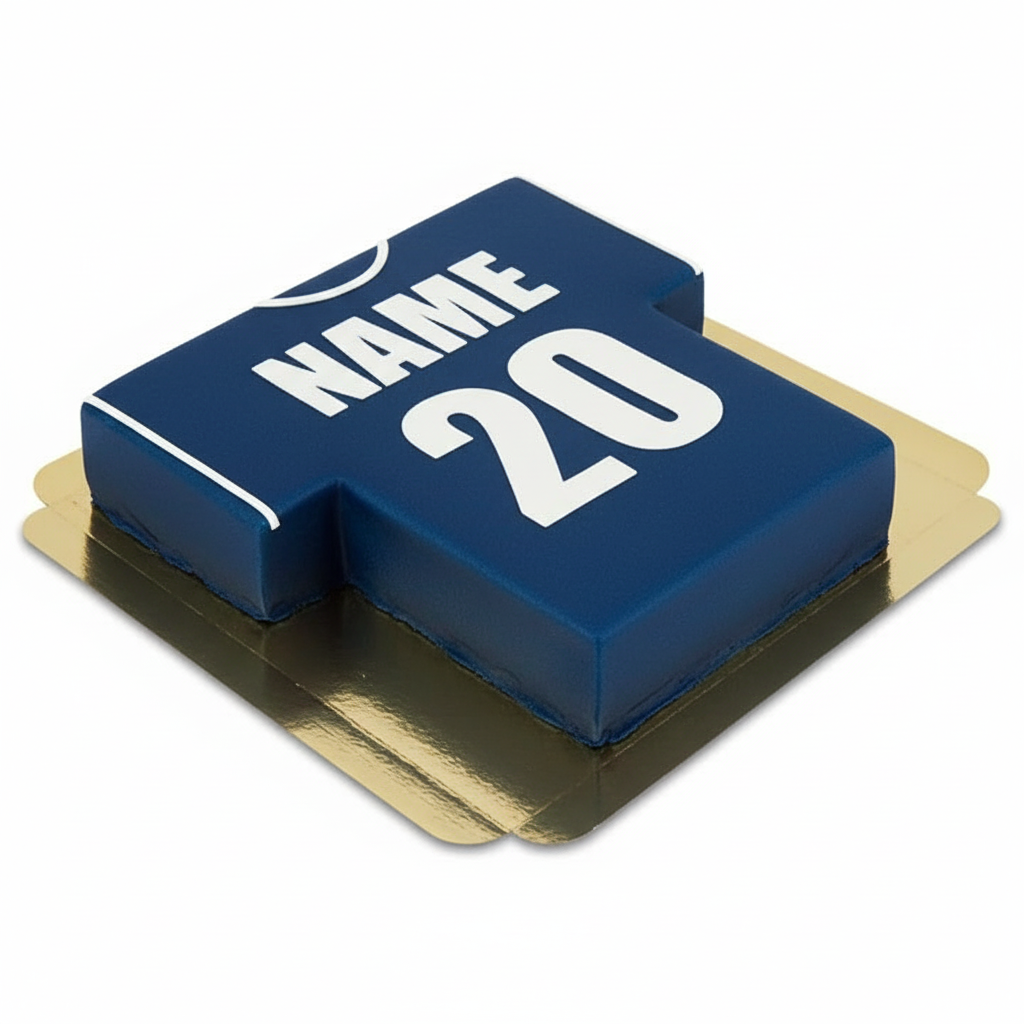 Football shirt cake, plain – various colours