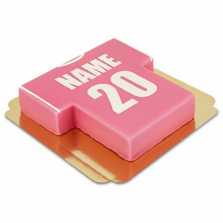 Football shirt cake, plain – various colours