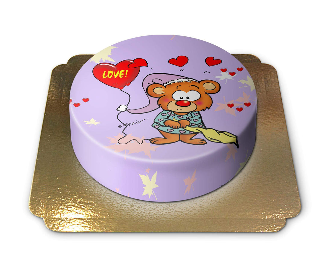 Teddy Bear Love Cake
