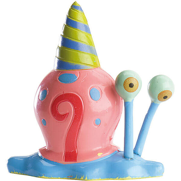 SpongeBob® & Patrick on a two-tier sea-themed cake with ribbon