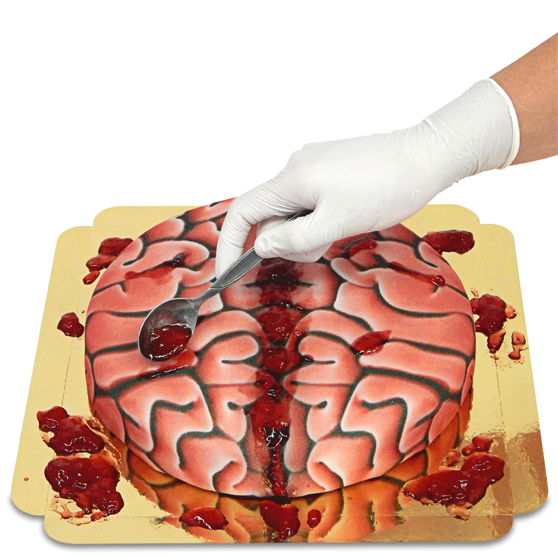 Halloween Brain Cake