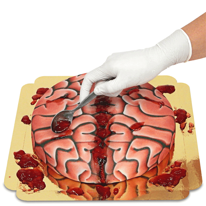 Halloween Brain Cake
