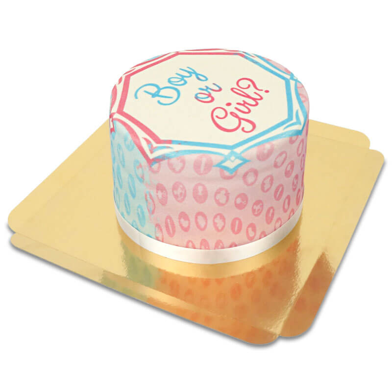 Deluxe Gender Reveal Cake