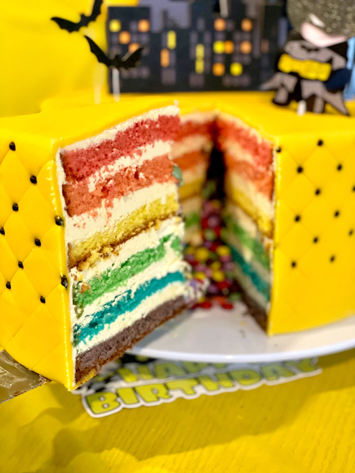 Yellow Deluxe Cake - double height