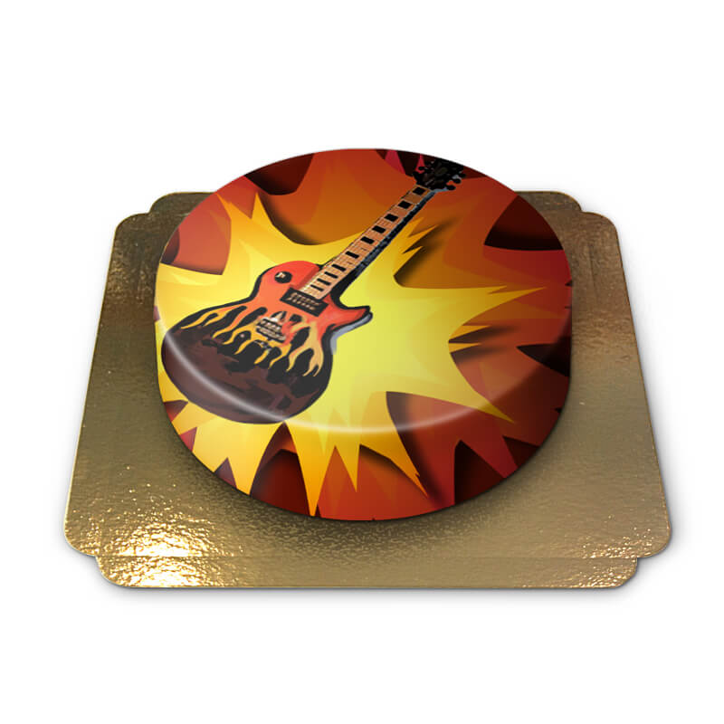 Electric Guitar Cake