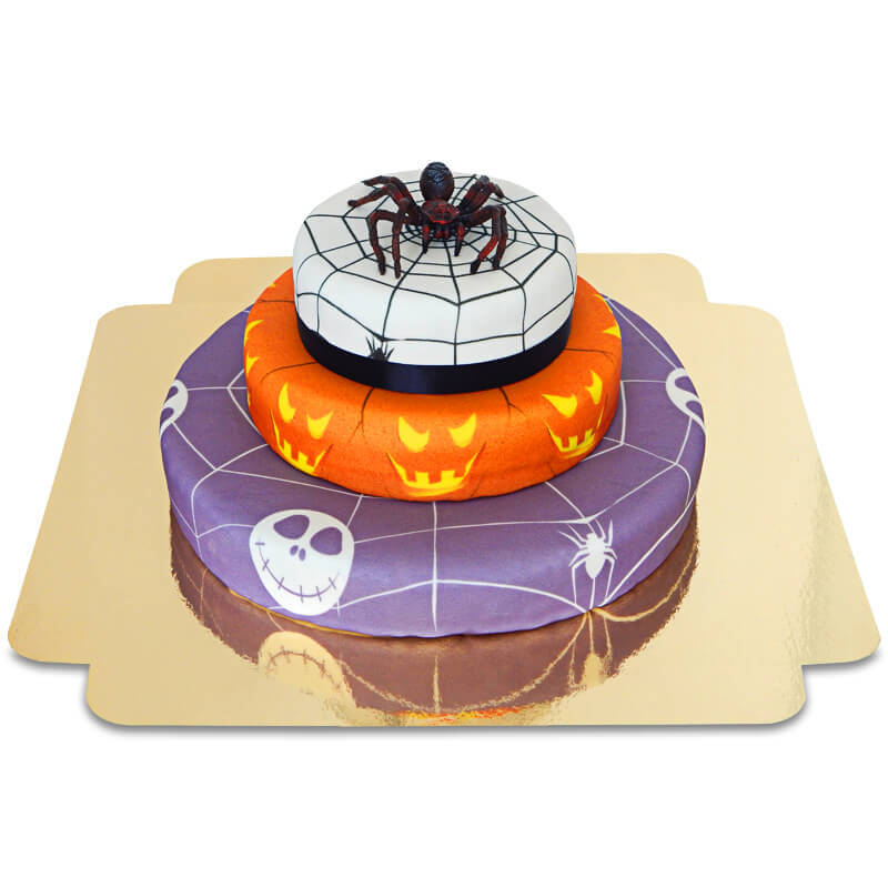 Halloween 3 – Spider on a spooky cake