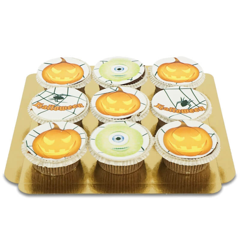 Halloween cupcakes, 9 pieces