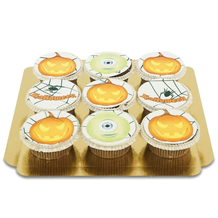 Halloween cupcakes, 9 pieces