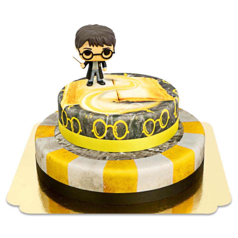 Harry Potter® on a 2-tier badger cake