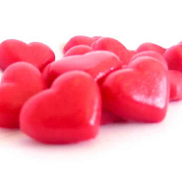 Small hearts, approx. 20 mm (5 pieces)