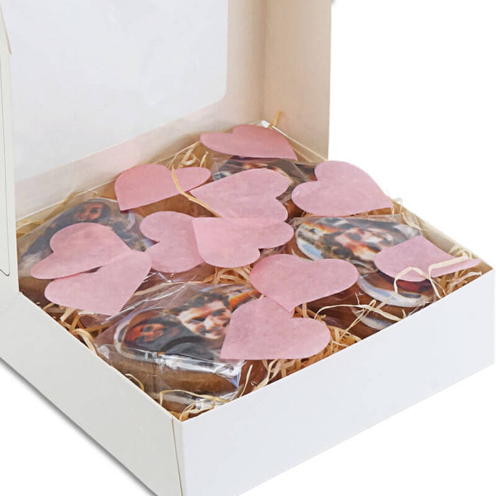 Photo Cookie Hearts (12 pieces)