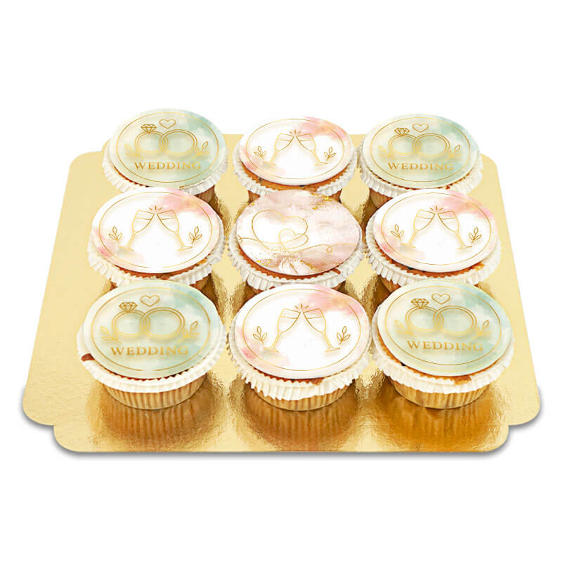Wedding Cupcakes (9 pieces)