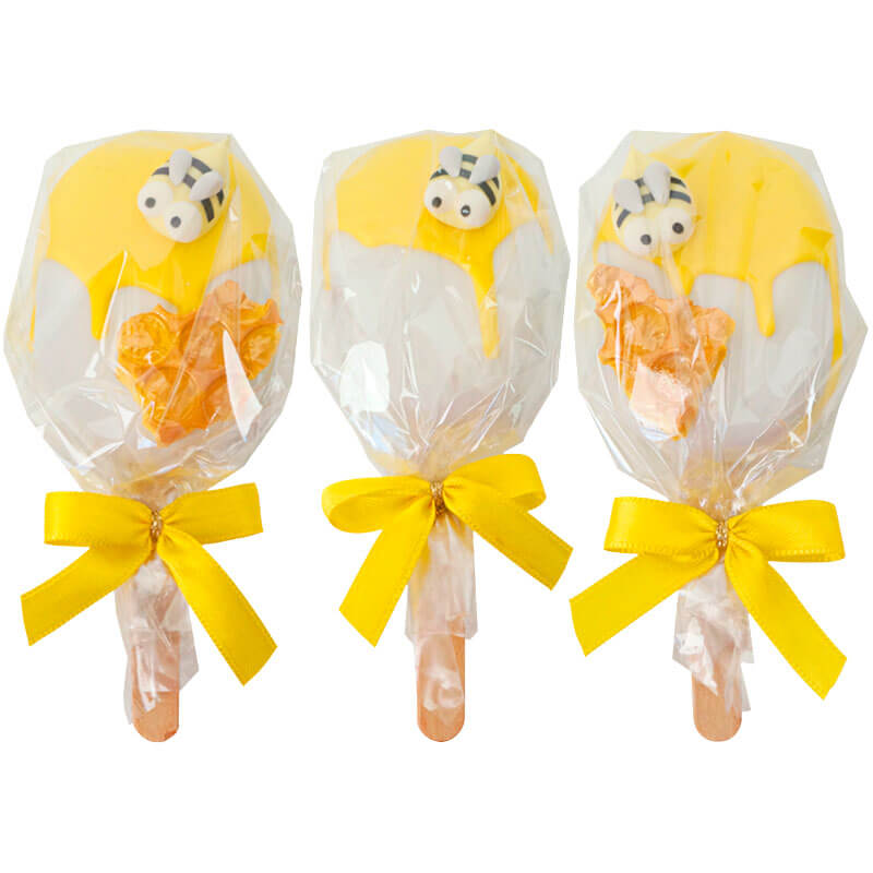 Honeybee Cake Popsicles (10 pieces)
