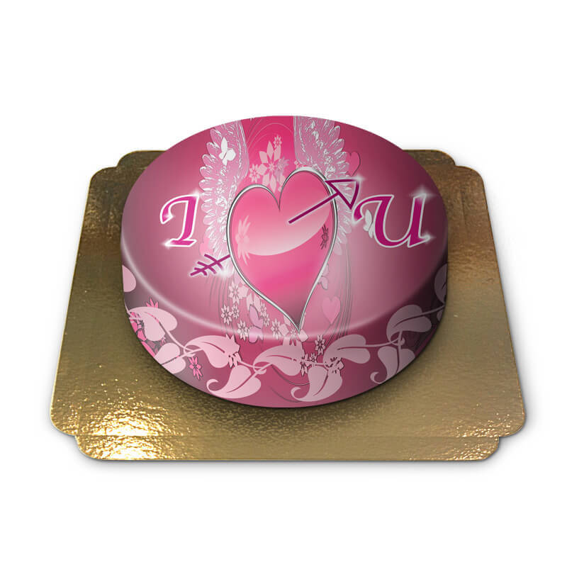 I Love You Cake