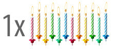 10 candles