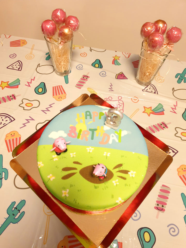 Peppa Pig birthday cake