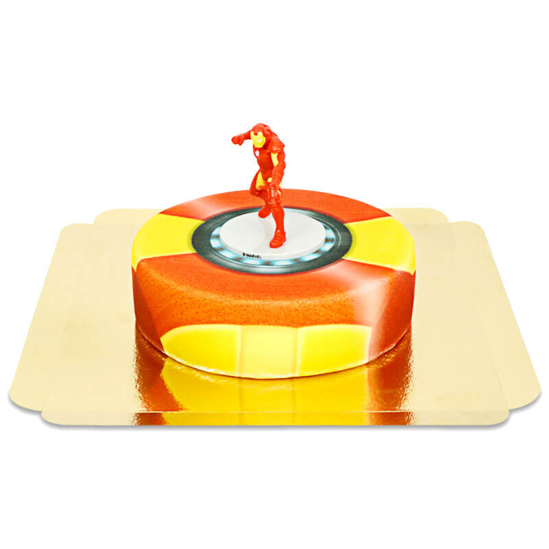 Iron Man® on armour cake