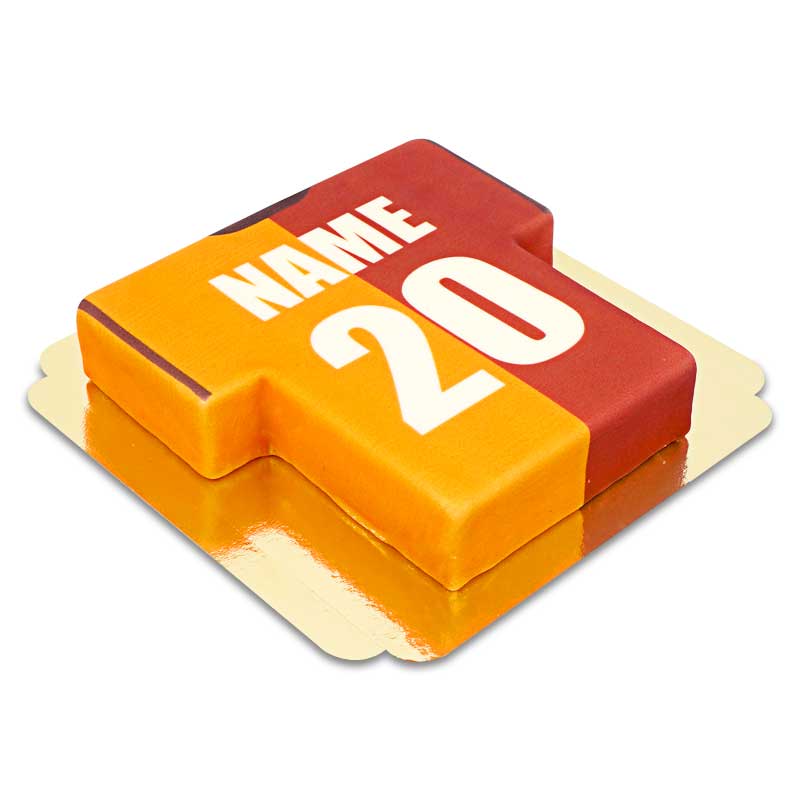 Istanbul Jersey Cake red-orange