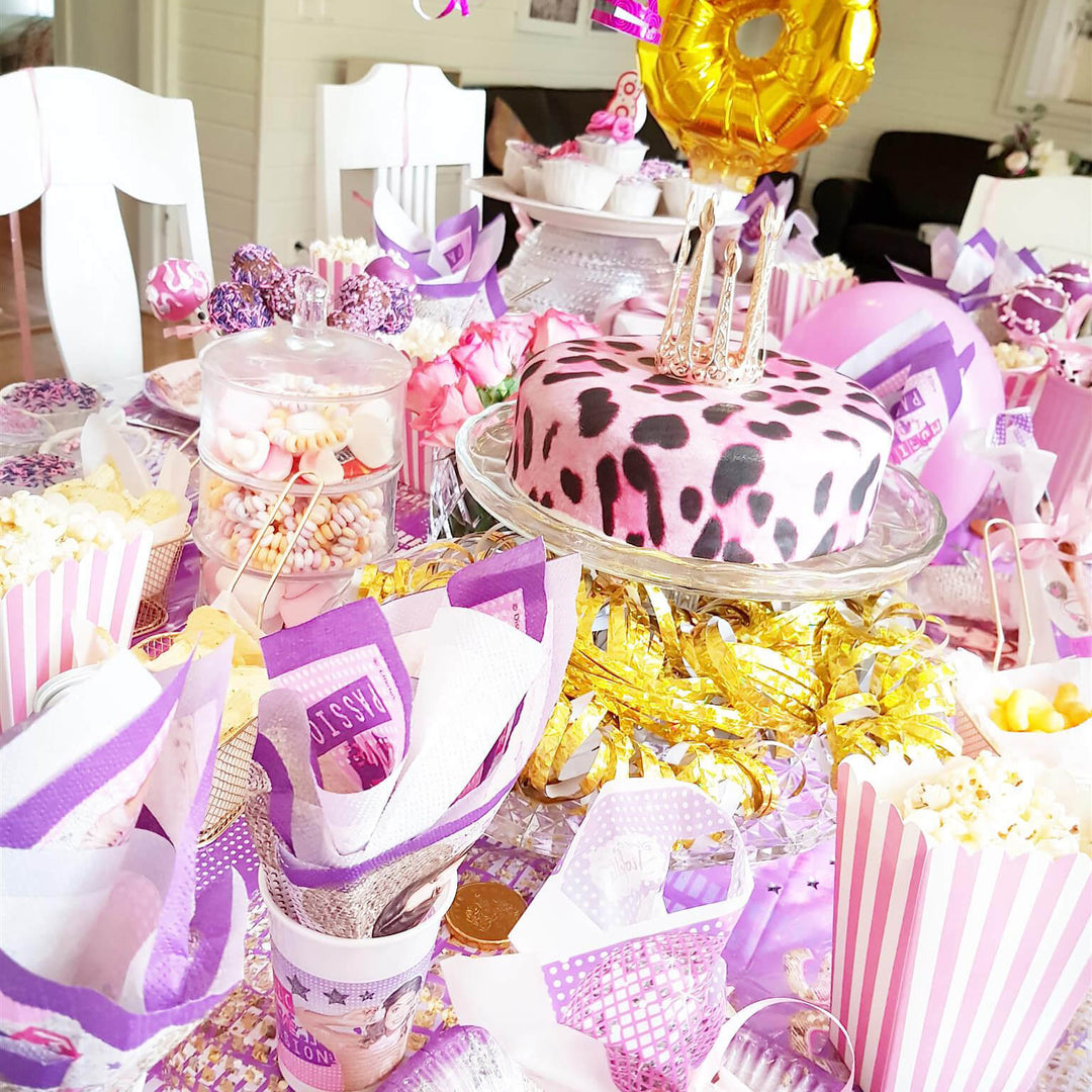 Pink Leopard-Print Cake