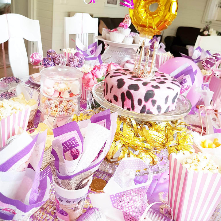Pink Leopard-Print Cake