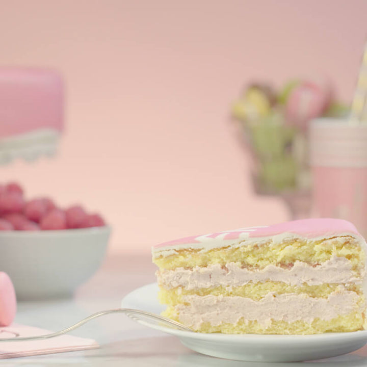 "Keep Calm and..." Cake, pink