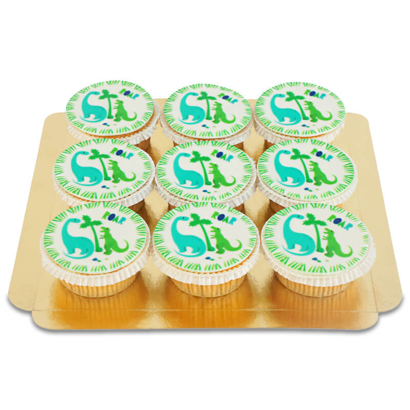 Dinosaur Cupcakes (9 pieces)