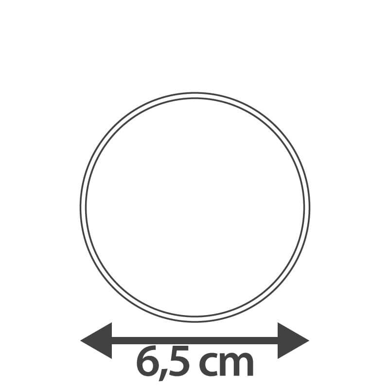 Photo biscuit, round (12 pieces)