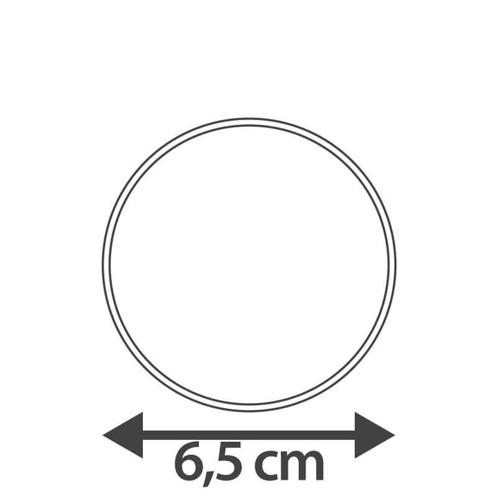 Photo biscuit, round (12 pieces)