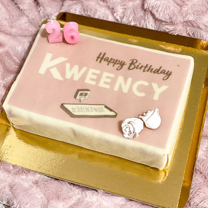 Photo cake without frame
