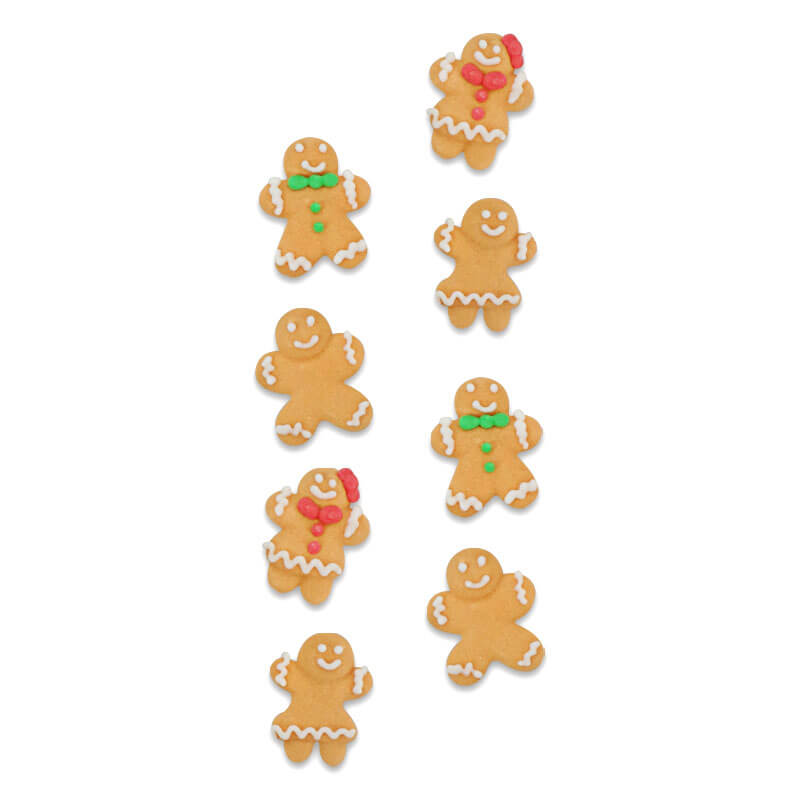 Gingerbread sugar decorations (8 pieces)