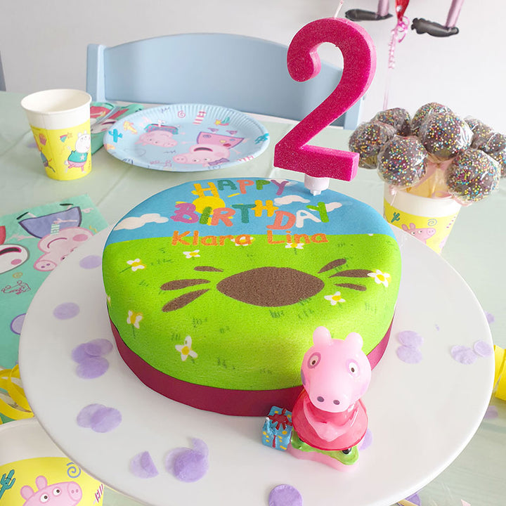 Peppa Pig birthday cake