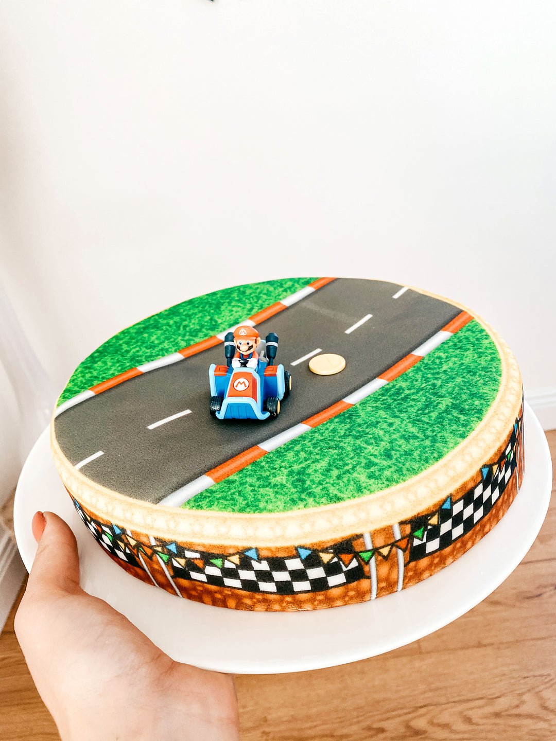 Mario Kart® on Grassland Race Track Cake