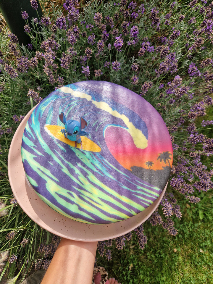 Stitch® on a Surfer Cake