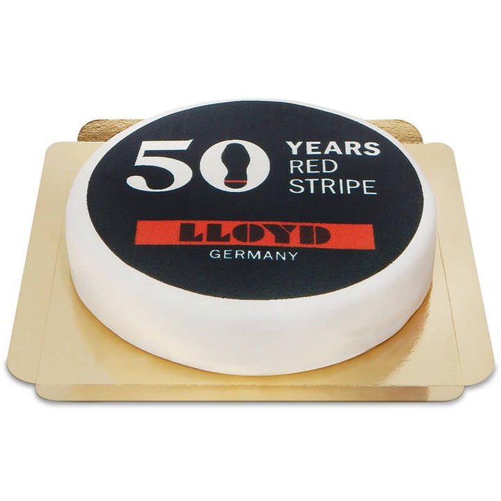 Round corporate cake