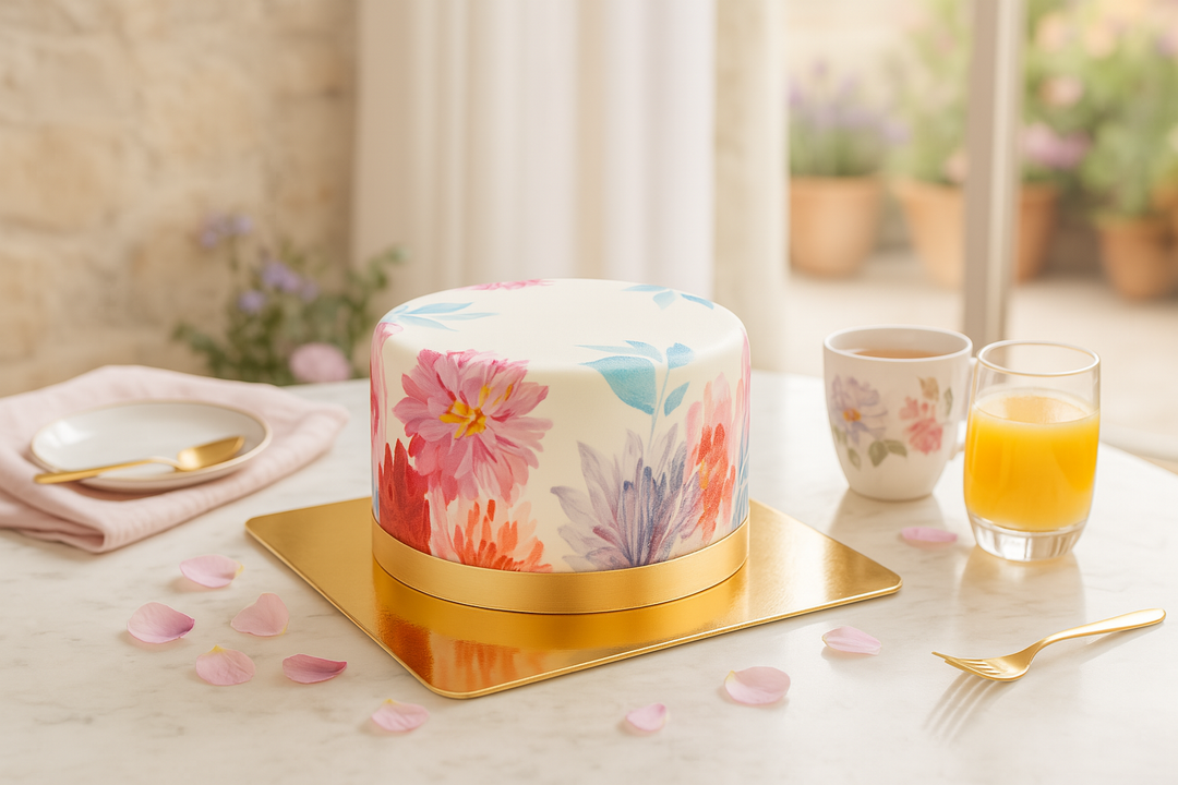 Deluxe Flower Cake