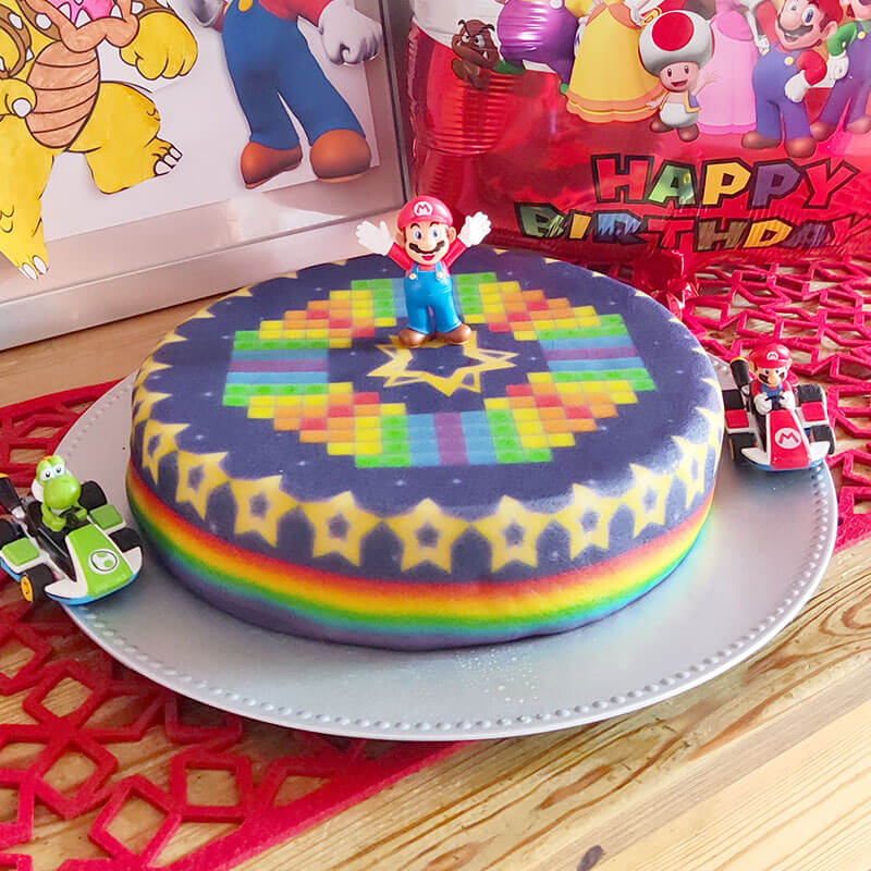 Mario Kart® on Star Track Cake