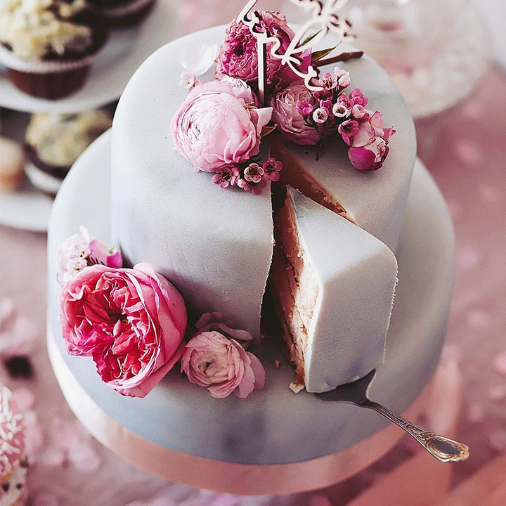 2-tier Deluxe Marble Pattern Cake