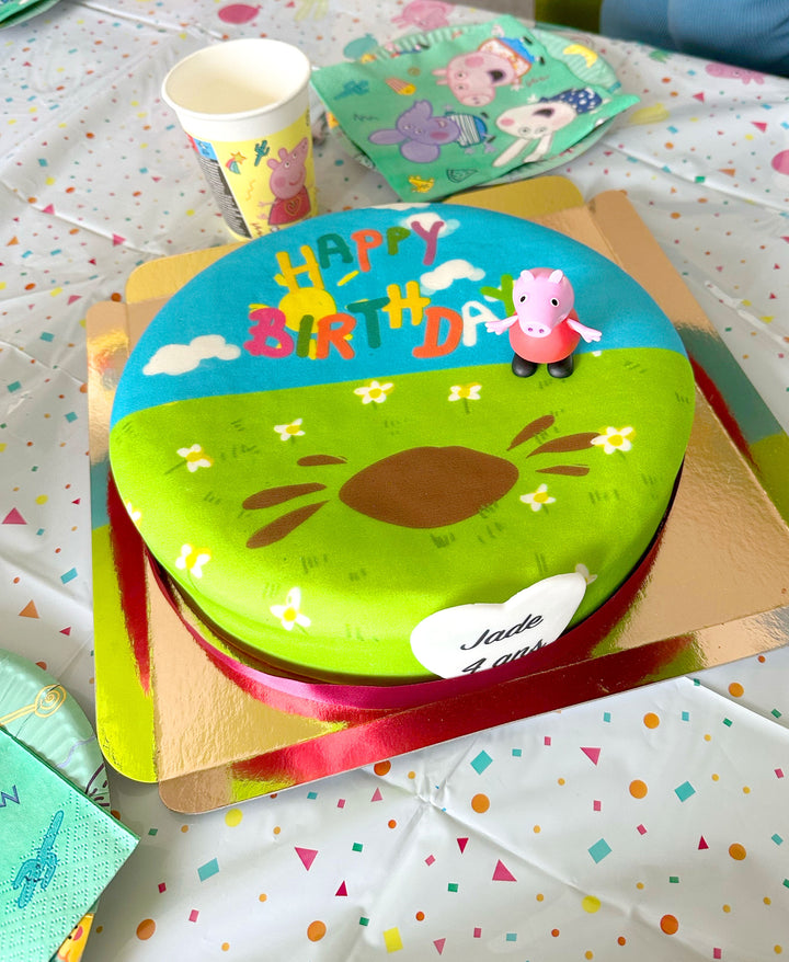 Peppa Pig birthday cake