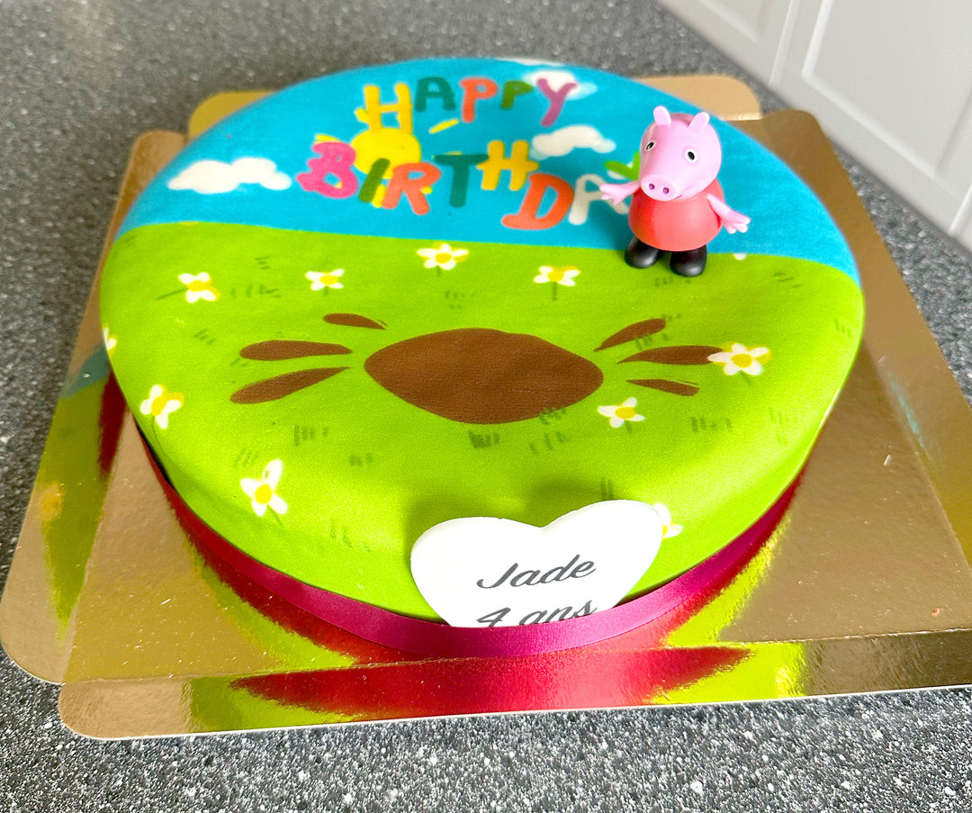 Peppa Pig birthday cake