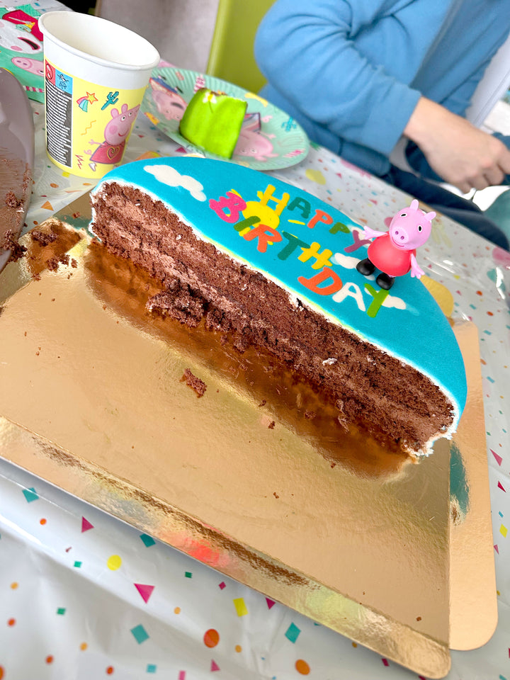 Peppa Pig birthday cake