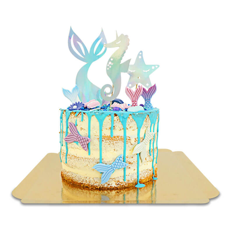 Mermaid Naked Cake