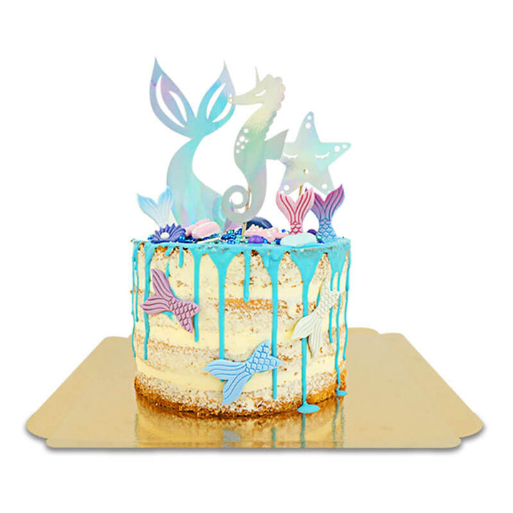 Mermaid Naked Cake