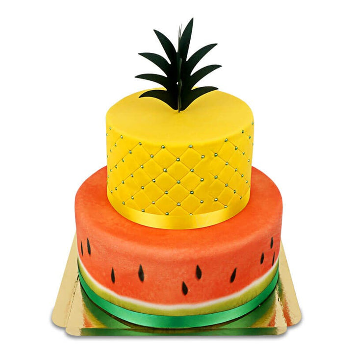 Melon and Pineapple Cake