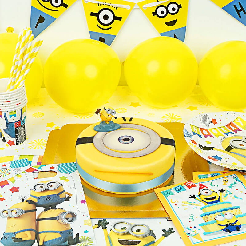 Minions® party set – incl. cake