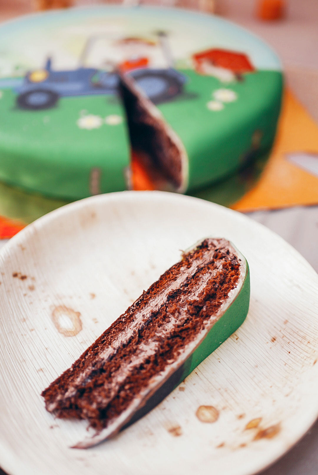 Tractor children’s cake