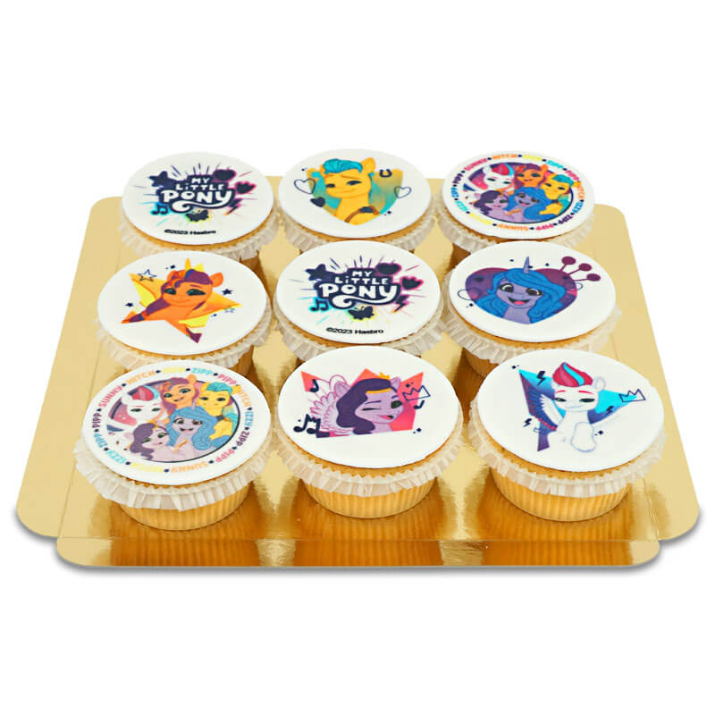 My Little Pony Icon Cupcakes